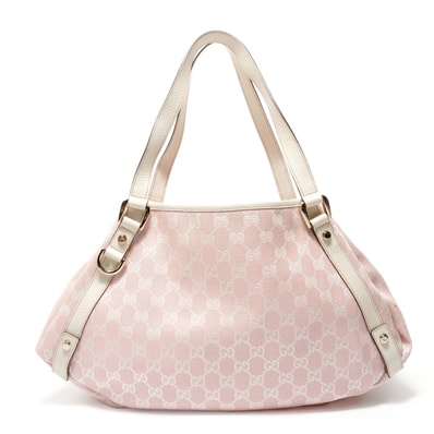 グッチ GUCCI アビー GGキャンバス トートバッグ【中古】