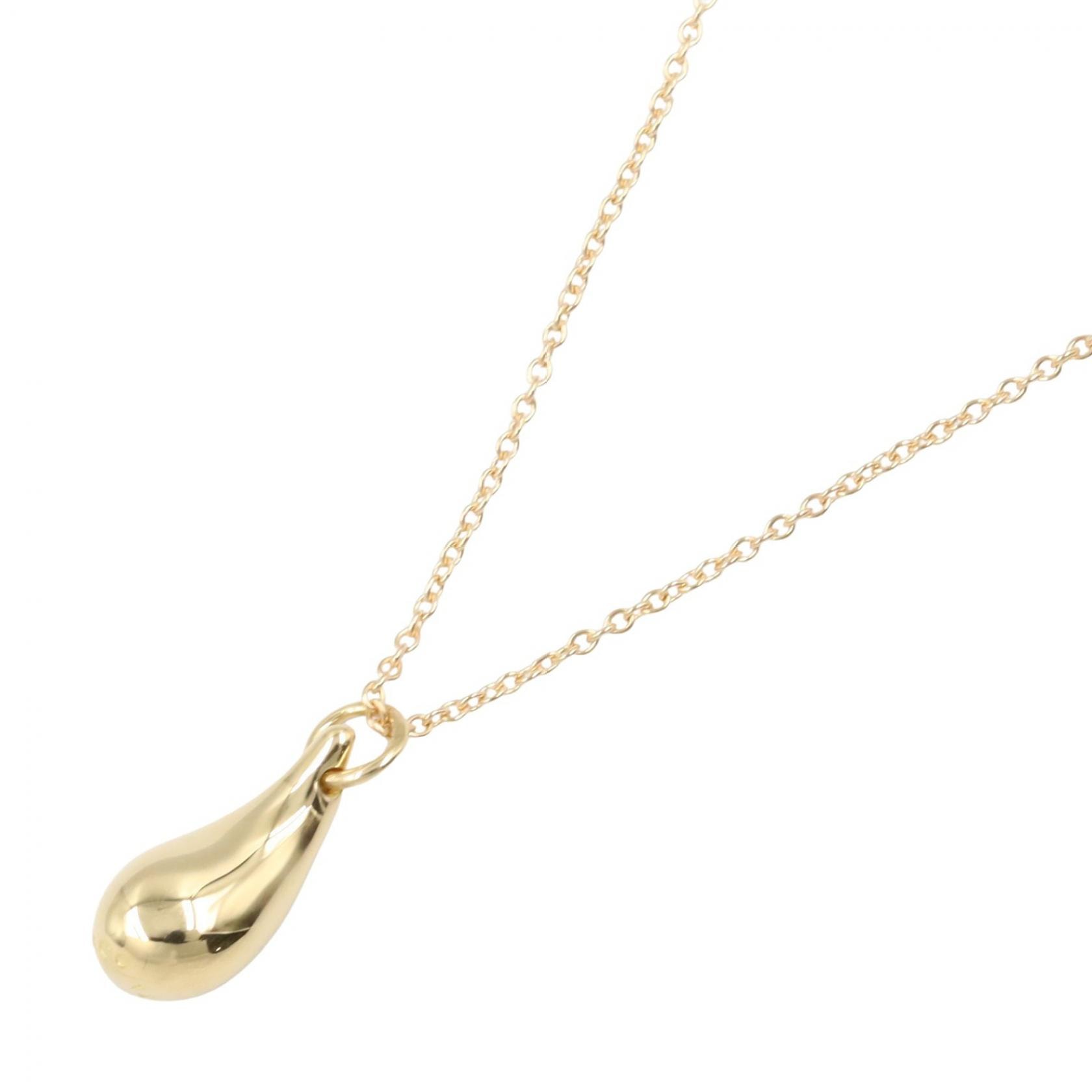 ティファニー TIFFANY&CO ティアドロ ネックレス ネックレス ジュエリー K18(イエローゴールド) レディース ゴールド系 【中古】