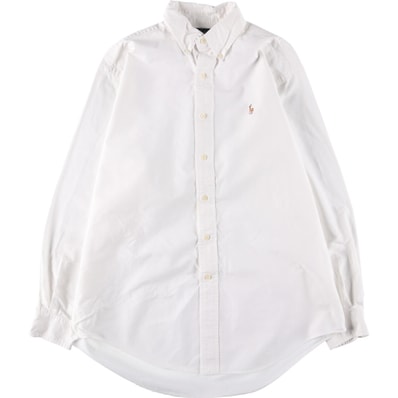 古着 ラルフローレン Ralph Lauren YARMOUTH 長袖 ボタンダウンシャツ メンズM相当/eaa531287