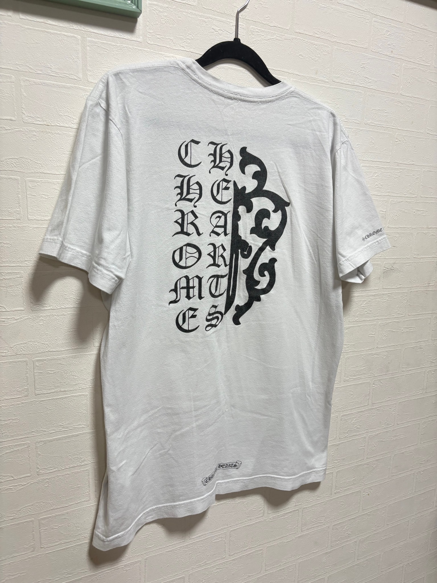 Chrome Hearts Half Dagger Print Pocket T-Shirt "White"