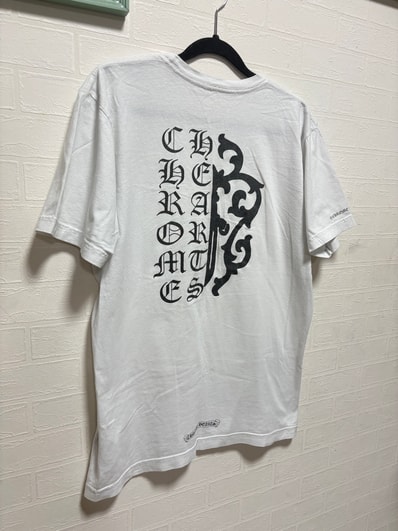 Chrome Hearts Half Dagger Print Pocket T-Shirt "White"