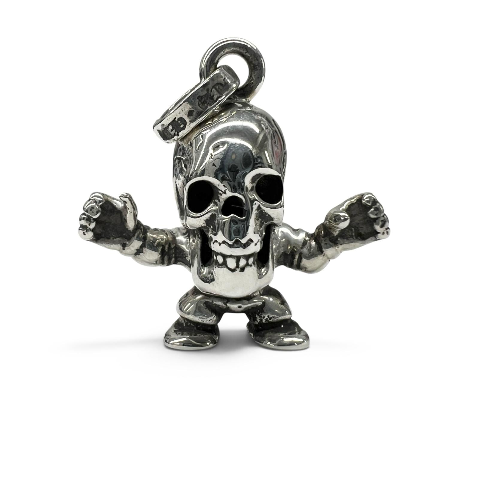 CHROME HEARTS 希少 美品 クロムハーツ FOTI HRRS TTR-TINY フォティハリス ティーター ネックレストップ ペンダントトップ インボイス・袋付属 クロス アクセサリー クロム ABランク 中古 鑑定済 クロムアクセ
