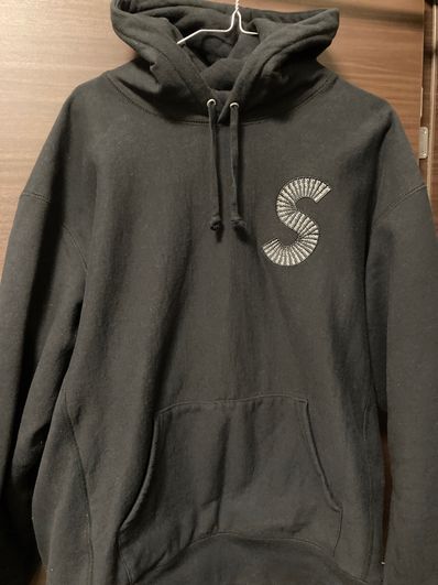 Supreme S Logo Hooded Sweatshirt "Black" (20FW)
