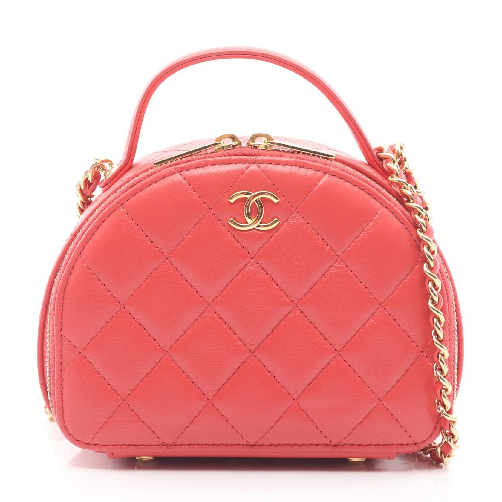 シャネル CHANEL マトラッセ ショルダーバッグ バッグ ラムスキン(羊革) レディース ピンク系 AP3088 【中古】