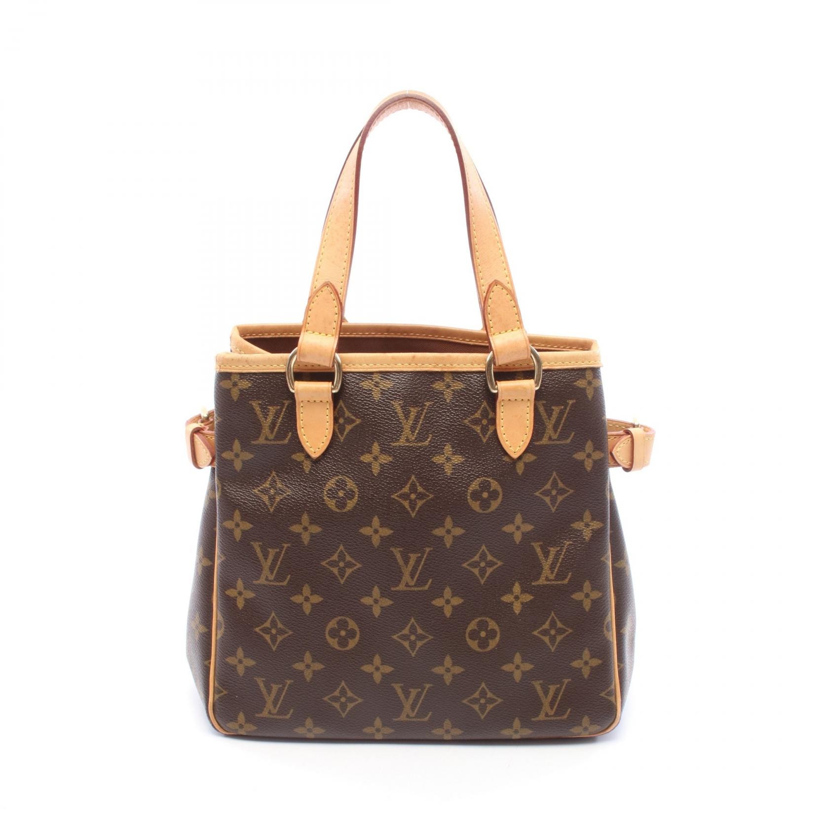 ルイ・ヴィトン LOUIS VUITTON バティニョール モノグラム ハンドバッグ バッグ PVCコーティングキャンバス レザー モノグラム レディース ブラウン系 M51156 【中古】