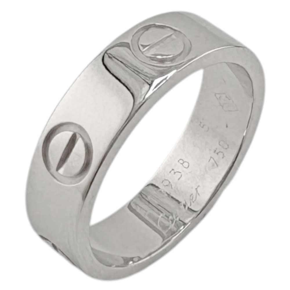 カルティエ ラブ リング 指輪 11号 18金 K18ホワイトゴールド レディース CARTIER  中古