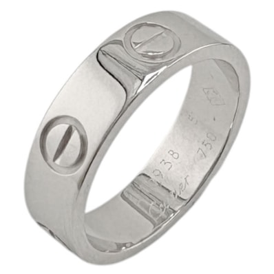 カルティエ ラブ リング 指輪 11号 18金 K18ホワイトゴールド レディース CARTIER 中古