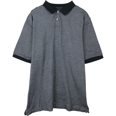 古着 ラルフローレン Ralph Lauren POLO GOLF ポロゴルフ 総柄 半袖 ポロシャツ メンズXL相当/eaa667459