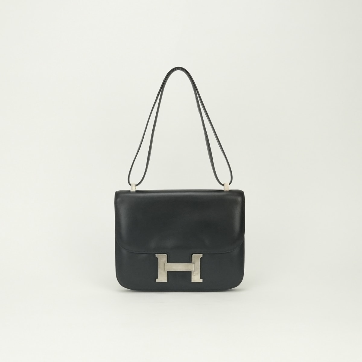 エルメス HERMES コンスタンス23 コンスタンス 23 バッグ ショルダーバッグ ボックスカーフ ノワール Noir ブラック Black 黒 シルバー金具