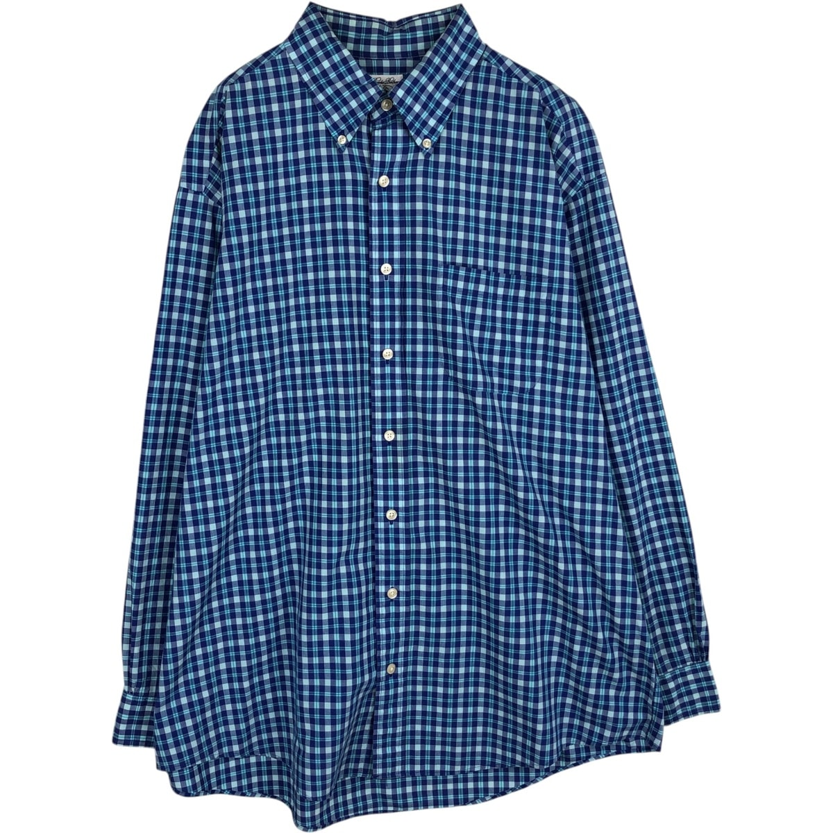 古着 ブルックスブラザーズ Brooks Brothers Est.1818 SPORT SHIRT 長袖 ボタンダウンチェックシャツ メンズL相当/eaa635626