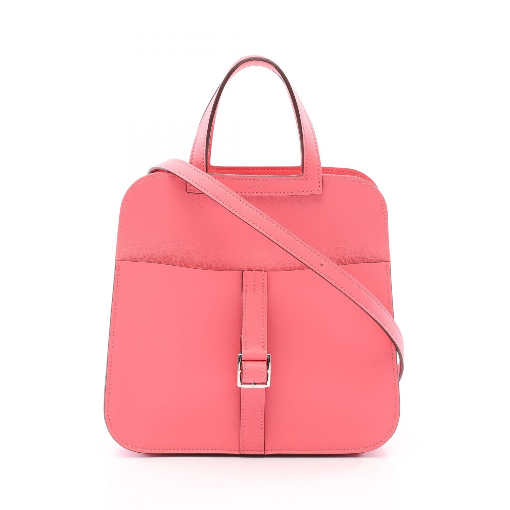 エルメス HERMES アルザン ミニ 2WAY ハンドバッグ バッグ レザー ヴォースイフト ヴォースイフト ローズアザレ K刻印(2025年製造) レディース ピンク系 【中古】