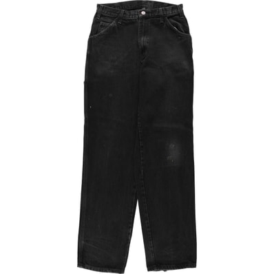 古着 ディッキーズ Dickies ブラックデニムペインターパンツ メンズw29相当/eaa639273