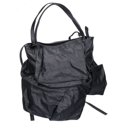 ディスコード ヨウジヤマモト 【美品/24AW】DO-I40-791 Cubic tote レザー