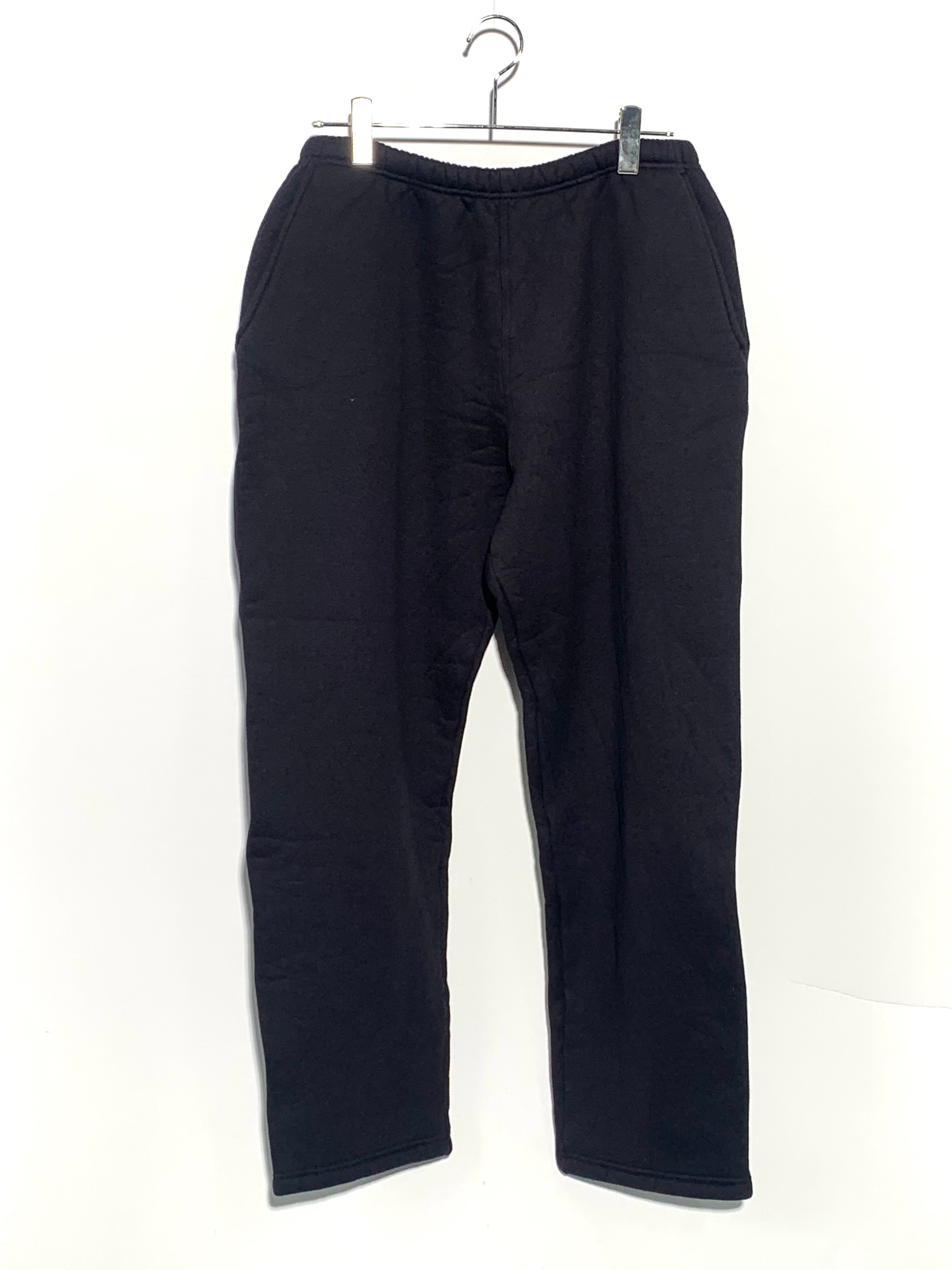 COMOLI Fleece Steat Pants Black
