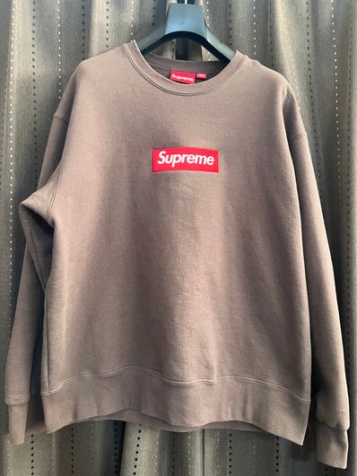 Supreme Box Logo Crewneck "Brown" (22FW)