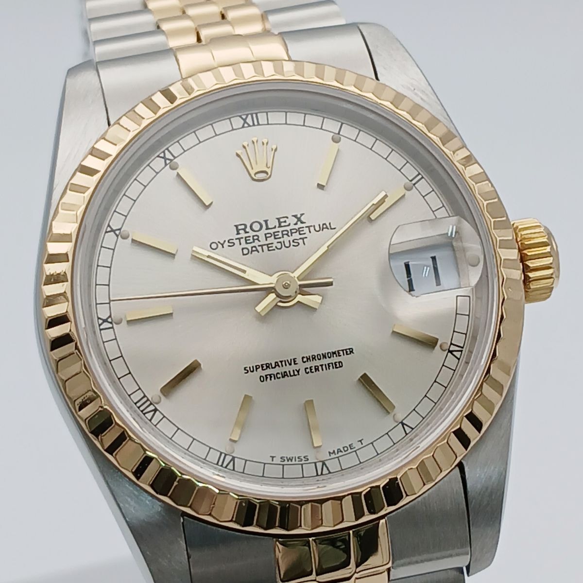 ROLEX ロレックス デイトジャスト 自動巻き 31mm  ジュビリーブレスレット K18YG SS L番 腕時計 68273G K18イエローゴールド ステンレススチール シルバー 自動巻き  メンズ【中古】