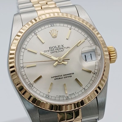 ROLEX ロレックス デイトジャスト 自動巻き 31mm ジュビリーブレスレット K18YG SS L番 腕時計 68273G K18イエローゴールド ステンレススチール シルバー 自動巻き メンズ【中古】
