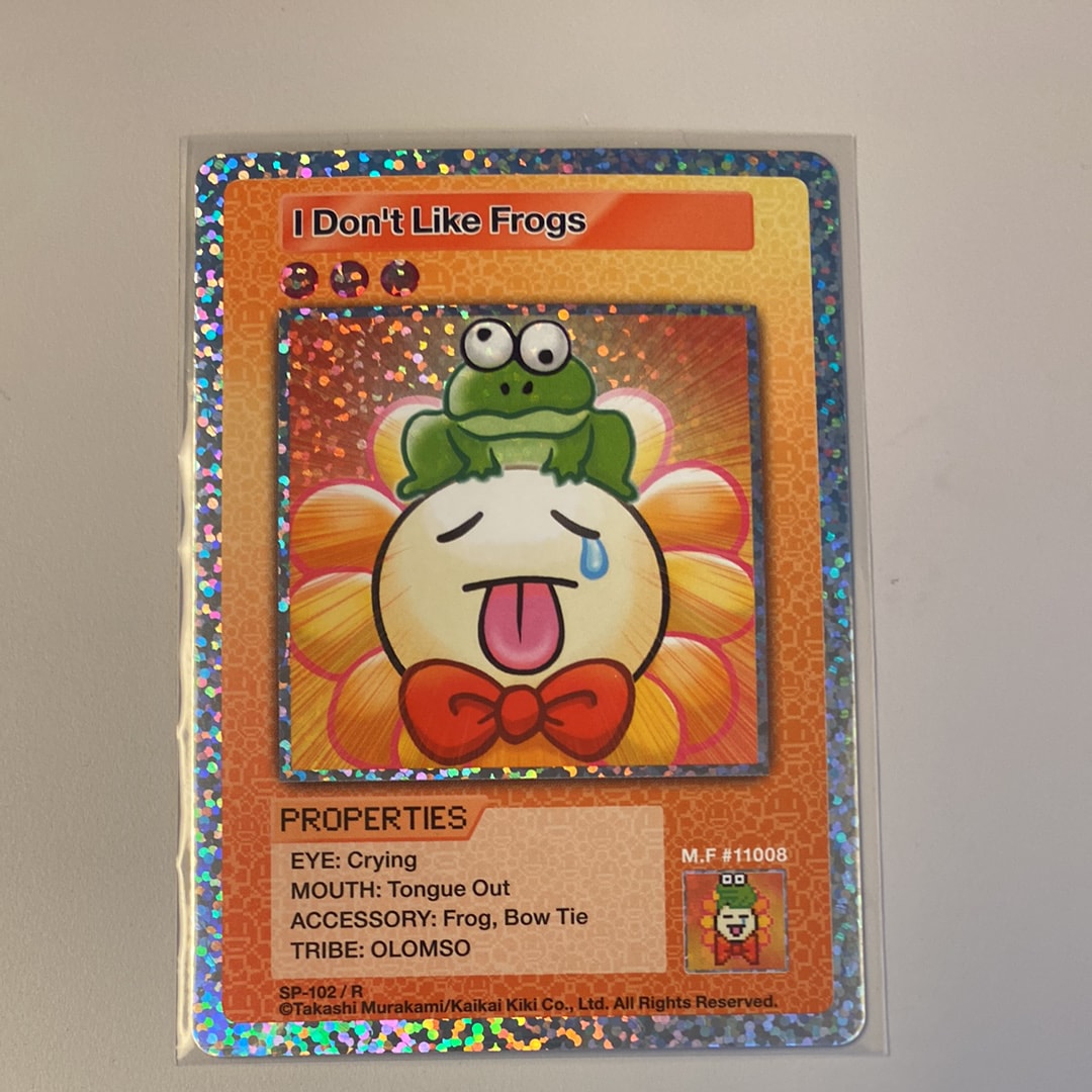 カエルが苦手 R [SP-102]【英語版】(ムラカミフラワーズ 108フラワーズ)