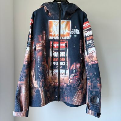 Supreme x The North Face Taped Seam Shell Jacket "Times square" NP52207I x NF0A82RK