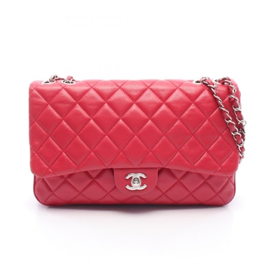 シャネル CHANEL マトラッセ ショルダーバッグ バッグ ラムスキン(羊革) レディース ピンク系 【中古】