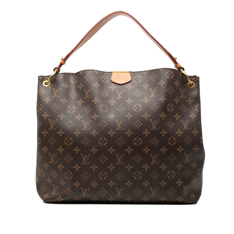 ルイ ヴィトン モノグラム グレースフルMM ワンショルダーバッグ M43703 ブラウン PVC レザー レディース LOUIS VUITTON 【中古】