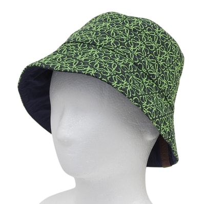 美品 ロエベ ハット ブラック レディース 58 K820HB1X13