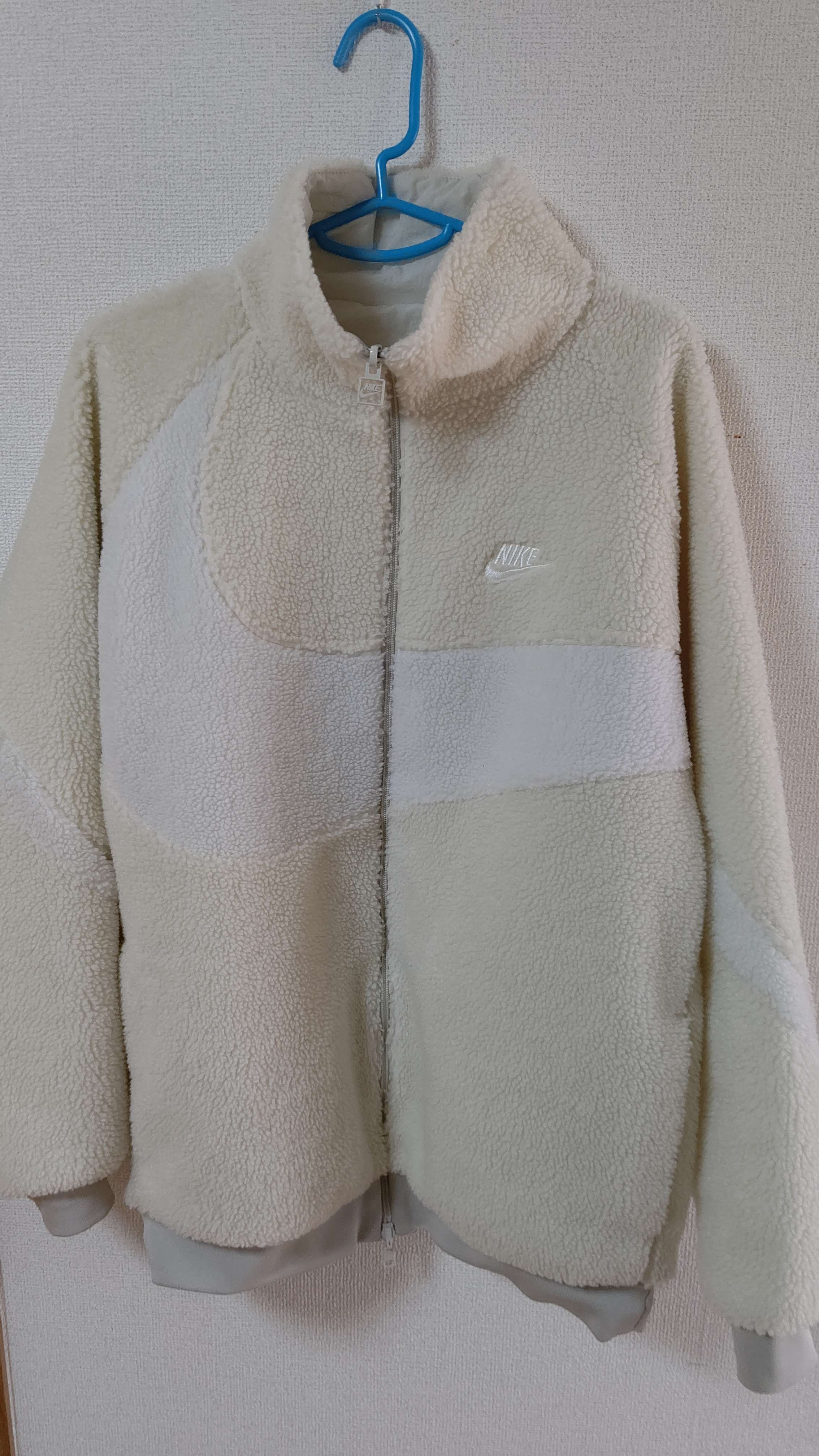 Nike Big Swoosh Boa Jacket "Light Bone/Sail"