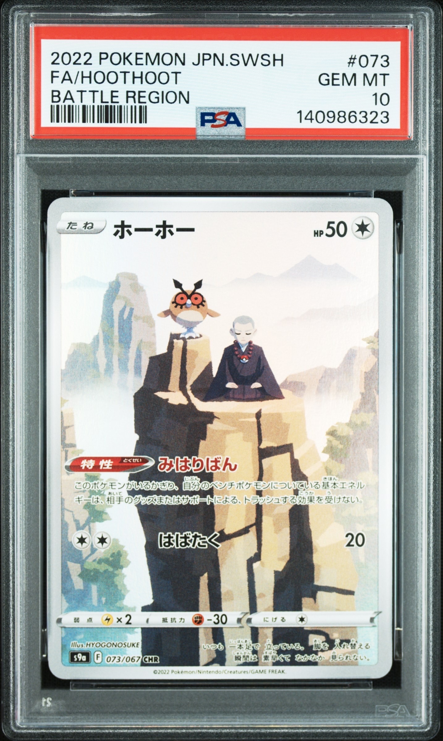 Hoothoot CHR[s9a 073/067](Enhanced Expansion Pack"Bttle Region")