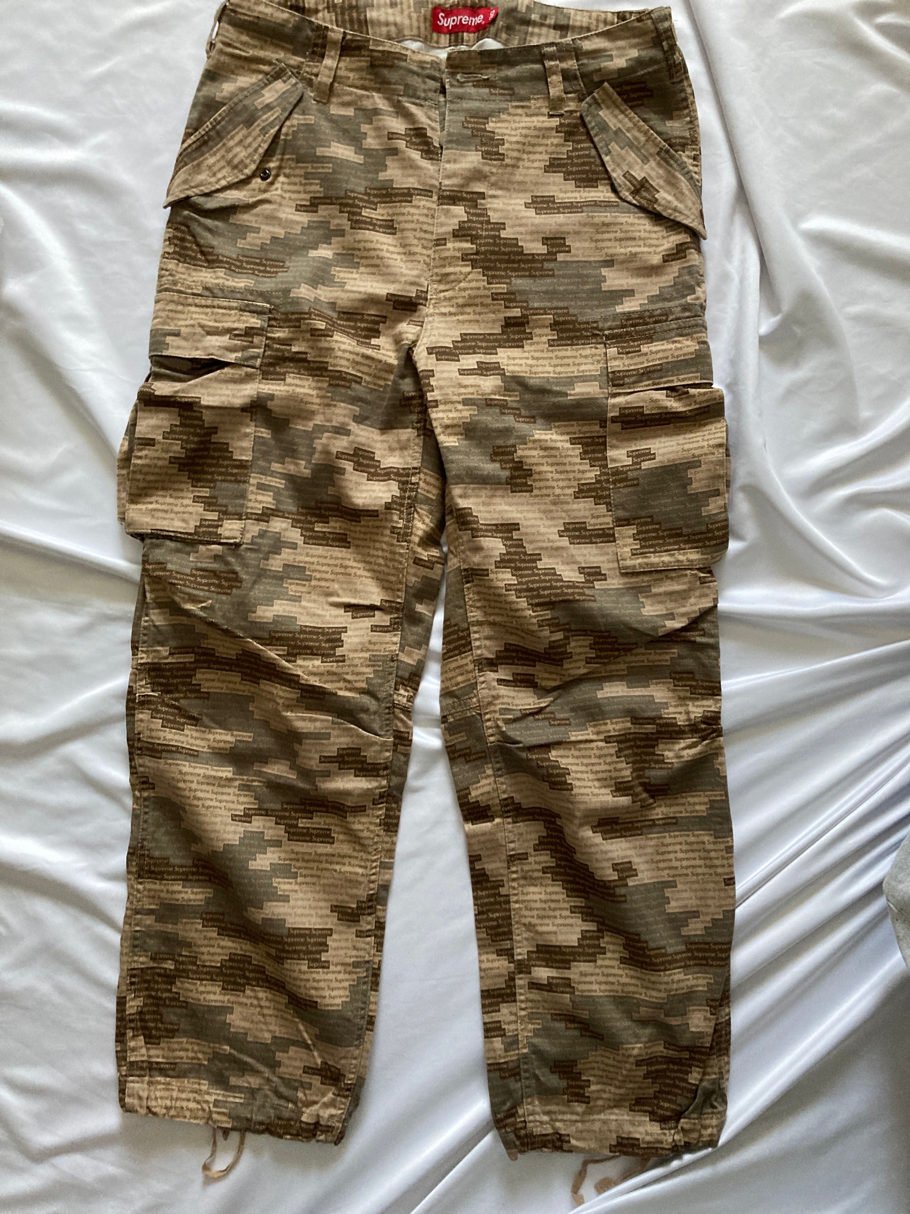 Supreme Cargo Pant "Tan Camo"(21SS)