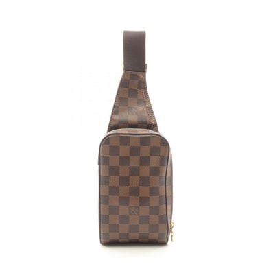 ルイ・ヴィトン LOUIS VUITTON ジェロニモス ダミエエベヌ ウエストバッグ ボディバッグ バッグ PVCコーティングキャンバス メンズ レディース ブラウン系 N51994 【中古】