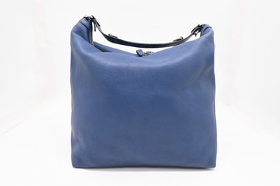 グッチ アイコンビット レザー トートバッグ ブルー 232950