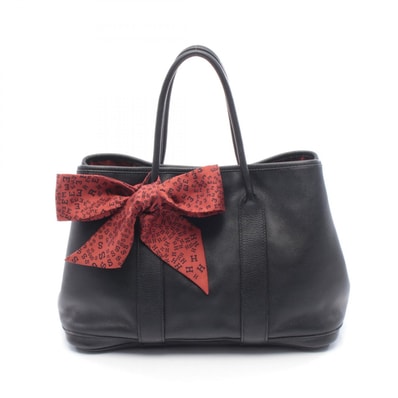 エルメス HERMES ガーデンツイリーTPM トートバッグ バッグ レザー ヴォースイフト ヴォースイフト □I刻印(2005年製造) レディース ブラック系 【中古】