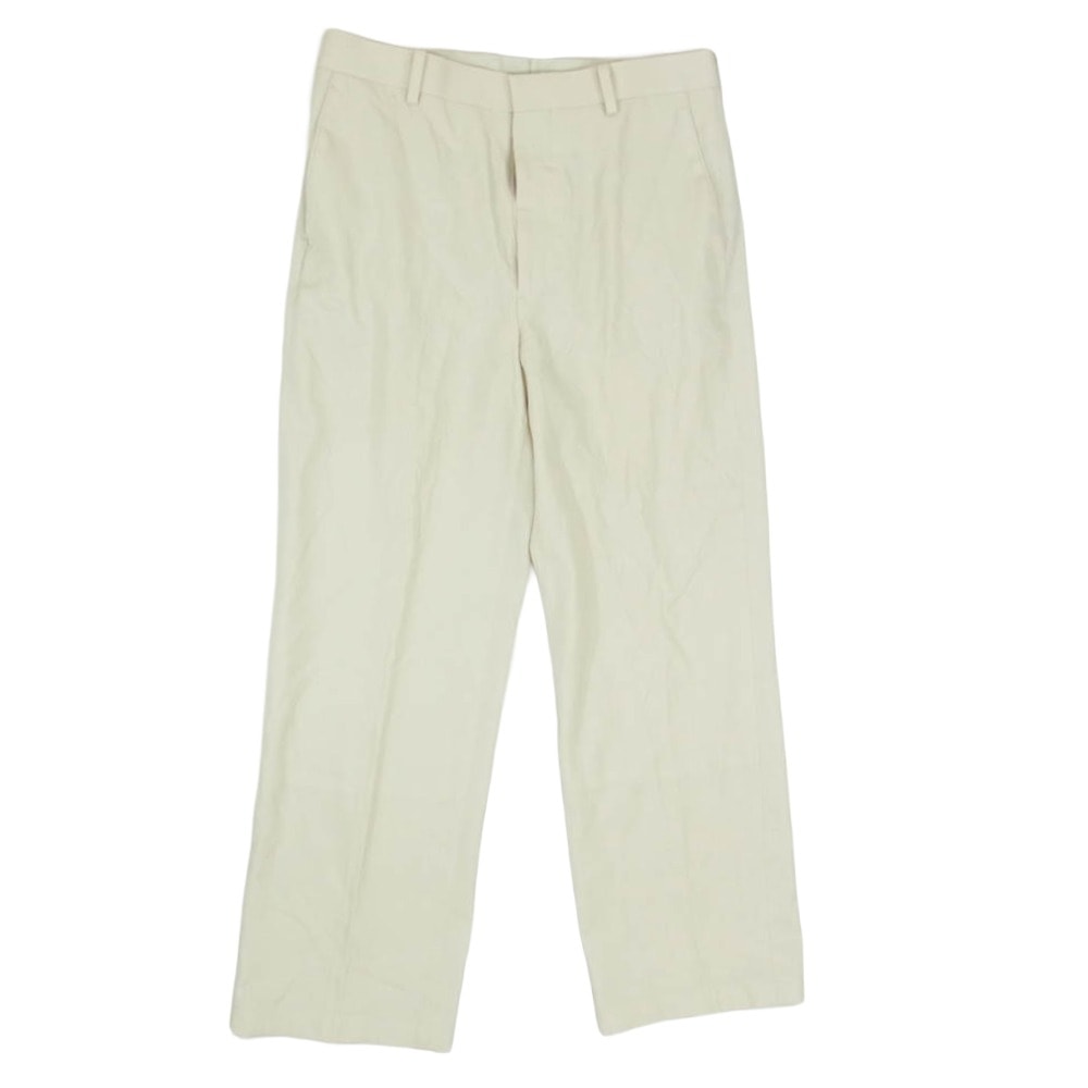 AURALEE オーラリー 23SS A23SP03MG LIGHT WOOL MAX GABARDINE SLACKS ライト ウールマックスギャバジン スラックスパンツ オフホワイト系 3【中古】
