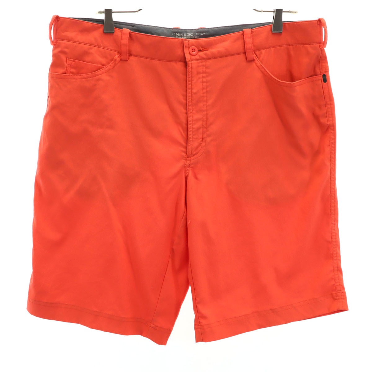 NIKE GOLF ナイキゴルフ ショートパンツ W37 朱色 ストレッチ