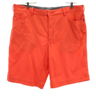 NIKE GOLF ナイキゴルフ ショートパンツ W37 朱色 ストレッチ