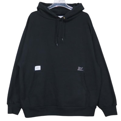 WTAPS ダブルタップス 20AW LLW/HOODED/COPO 202ATDT-CSM19 LONG LIVE WTAPS フーデッド ブラック プルオーバー パーカー フーディー トップス サイズ03(L)
