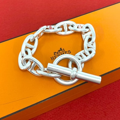 HERMES エルメス シェーヌダンクル TGM 11コマ ブレスレット シルバー925 ブレスレット シルバー
22758