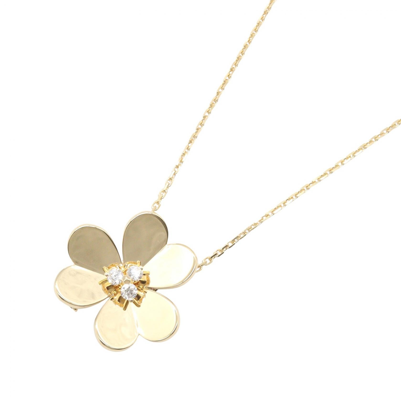 ヴァンクリーフ&アーペル Van Cleef & Arpels フリヴォル クリップ ベリーラージモデル 3PD ネックレス ネックレス ジュエリー K18(イエローゴールド) ダイヤモンド レディース ゴールド系 / クリア系 VCARP2DW00