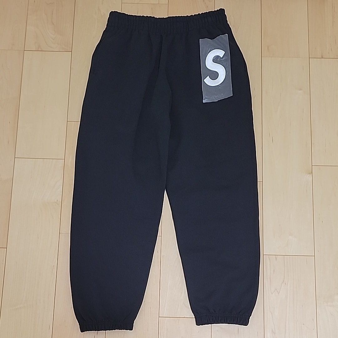 シュプリーム Sロゴ スウェットパンツ (25FW) "ブラック"