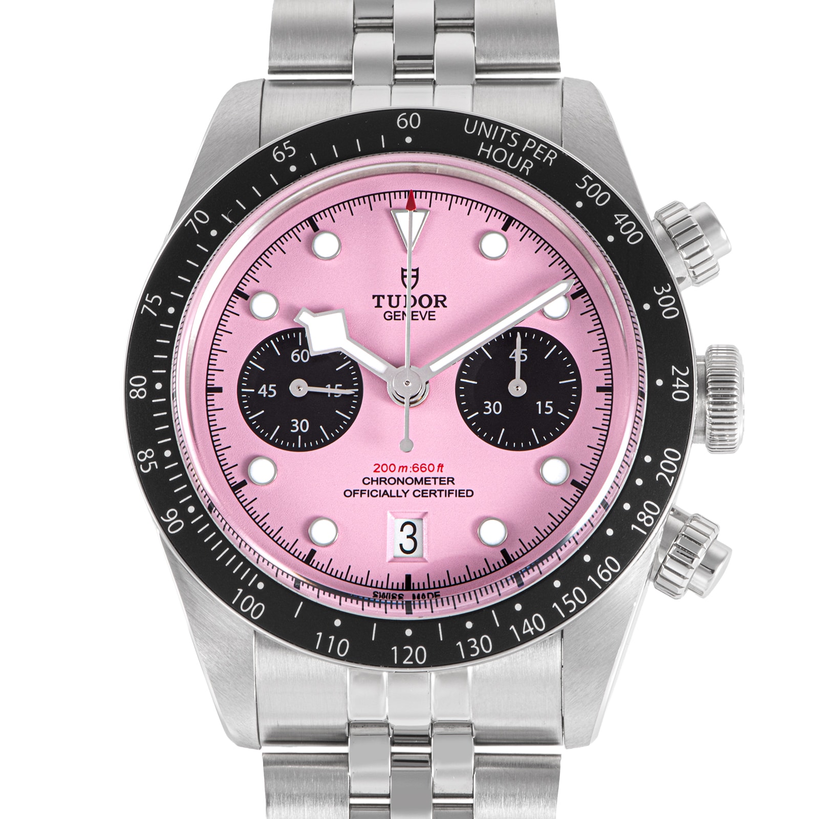 TUDOR チューダー / チュードル ブラックベイ クロノグラフ 79360N(M79360N-0019) ピンク ステンレススチール【中古】
