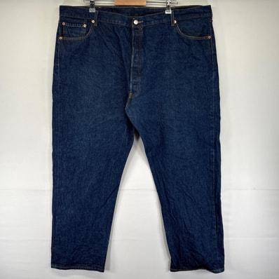 古着 リーバイス Levi's デニム パンツ 501 ボタンフライ 5ポケット 大きいサイズ ジーンズ ストレート W50 L34 ブルー系 メンズ