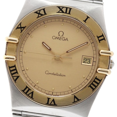オメガ コンステレーション デイト YGベゼル クォーツ メンズ 【中古】
