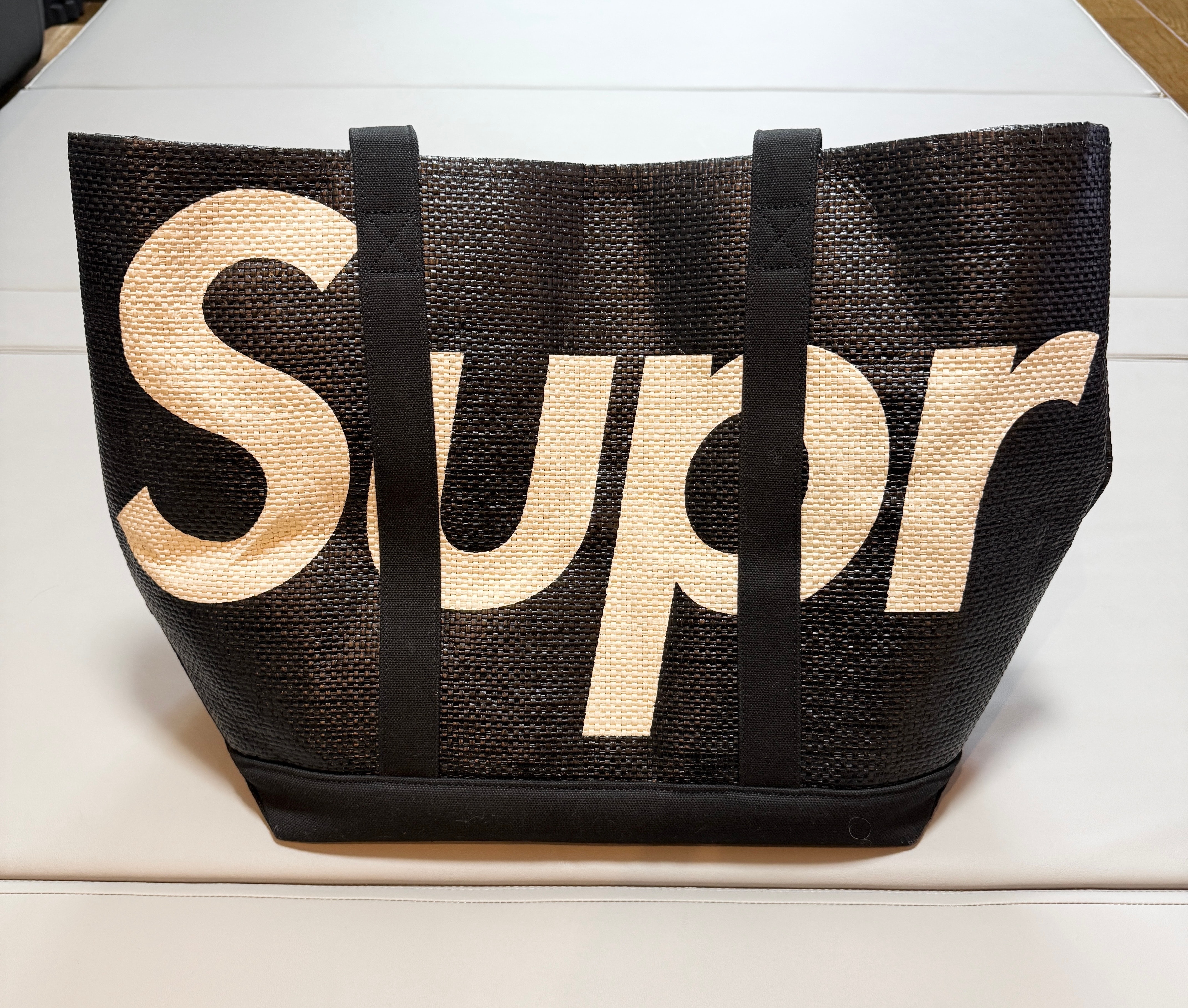 Supreme Raffia Tote 