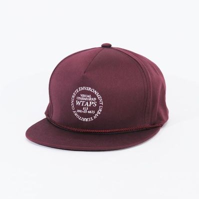 Wtaps Militia / Cap / CTPL. Twill. Ingredients "Burgundy"