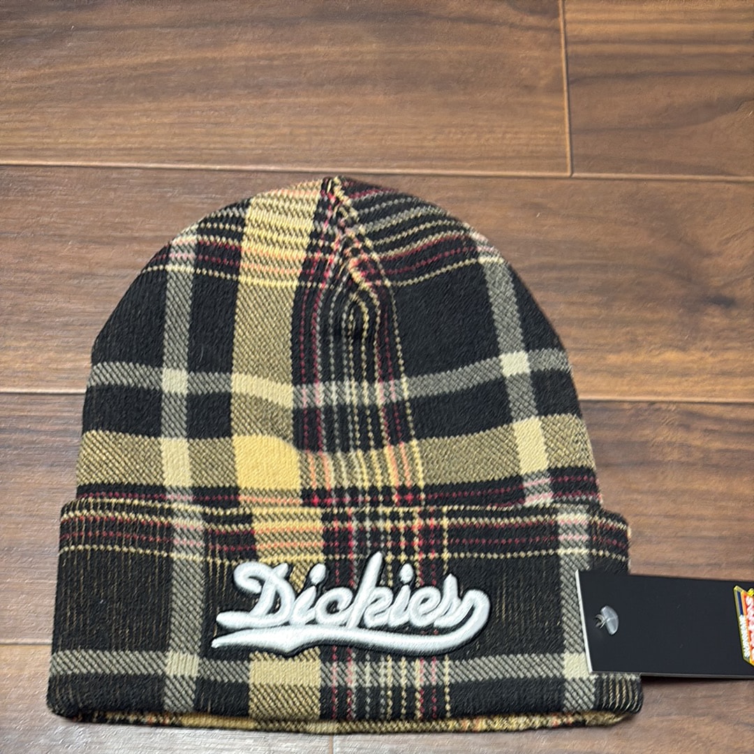 Supreme x Dickies Beanie "Black Plaid"
