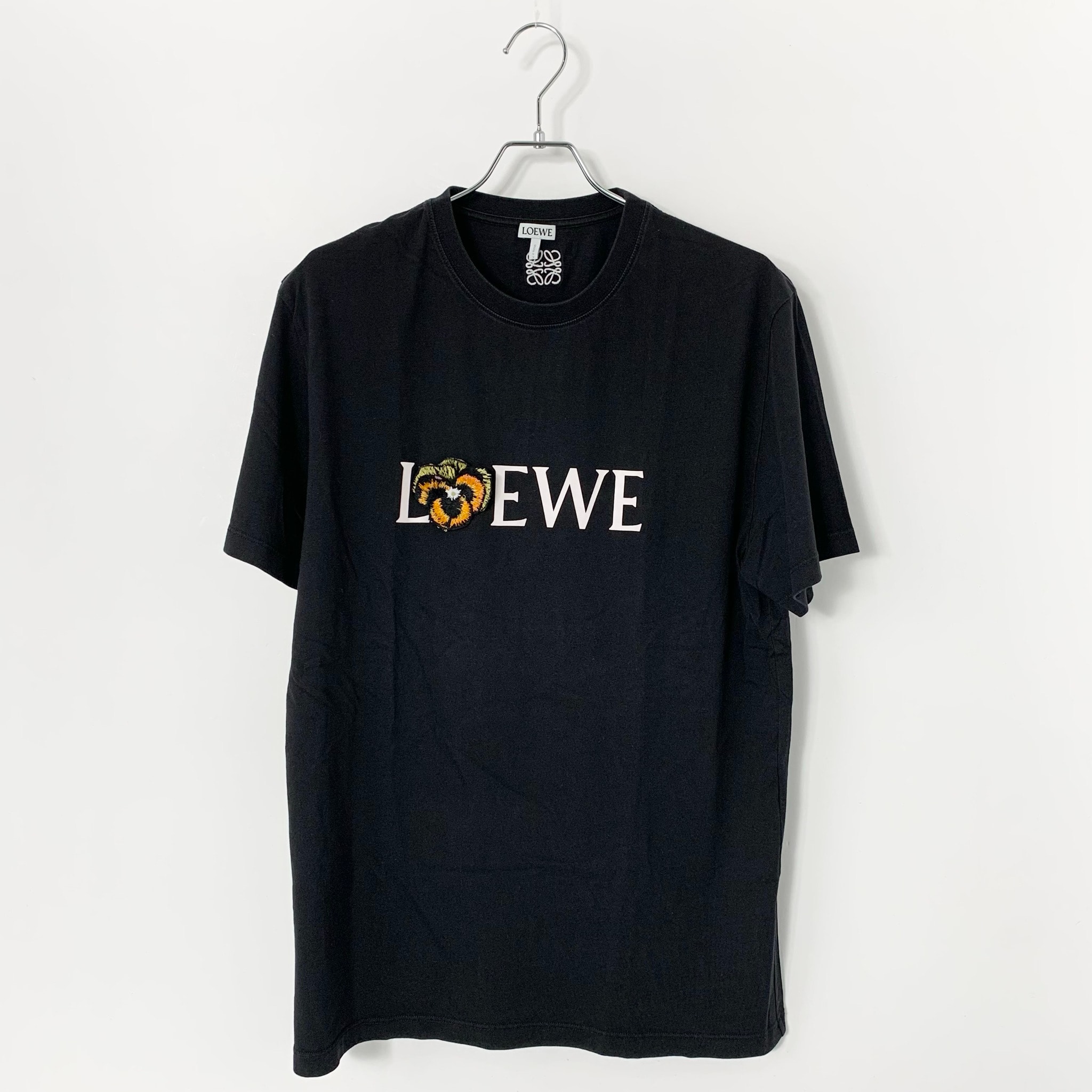 LOEWE Pansy Logo Print T-Shirt "Black"