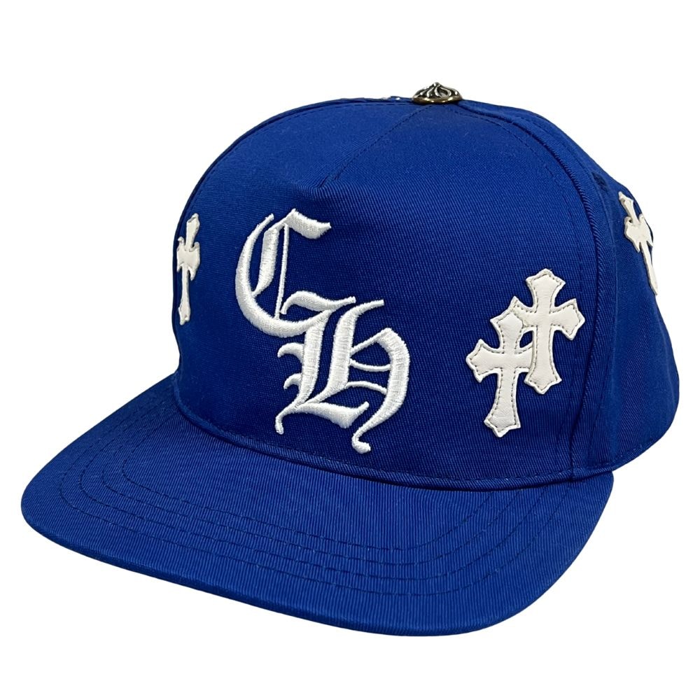 やや傷や汚れあり】CHROME HEARTS クロムハーツ レザークロスパッチ CH