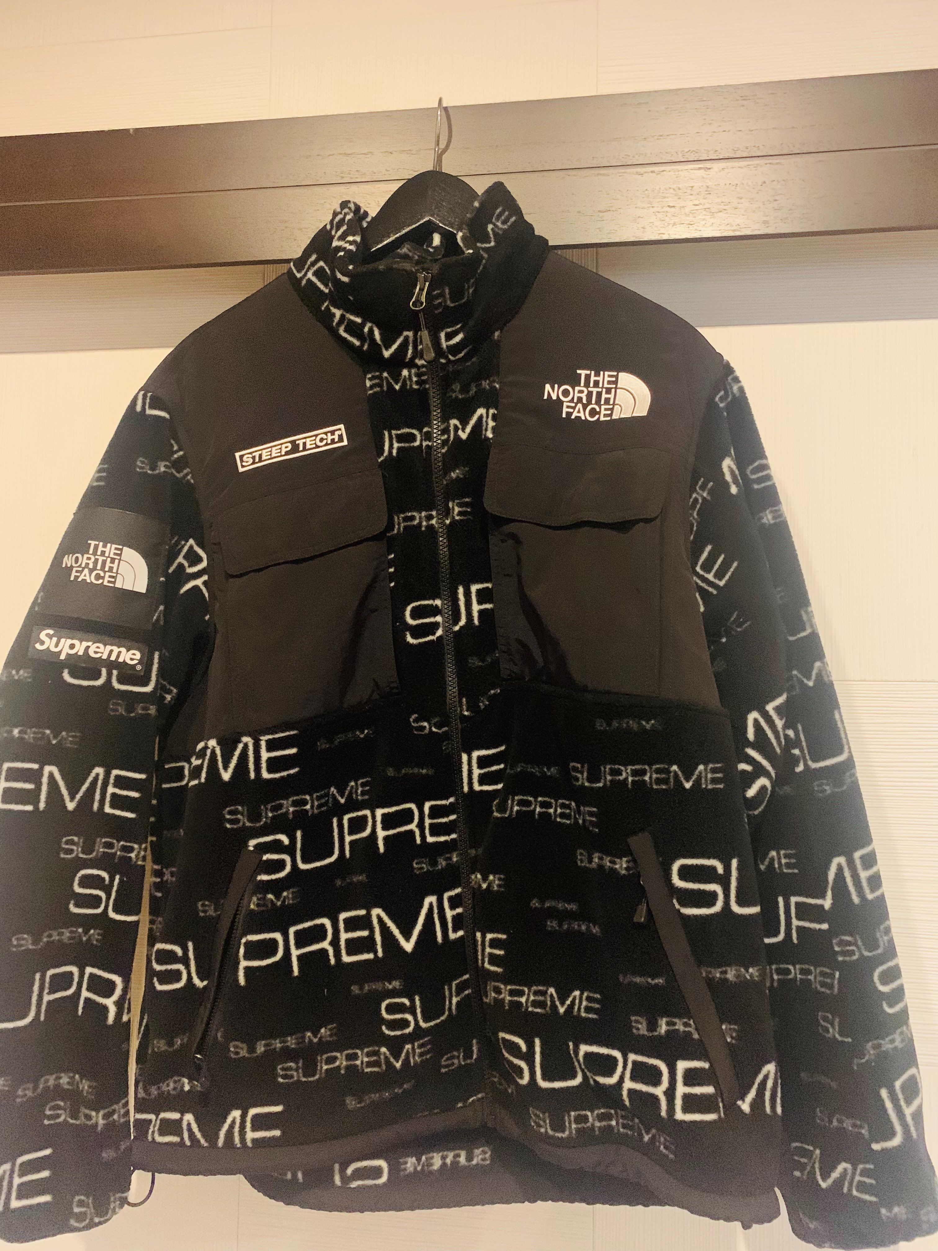 Supreme x The North Face Steep Tech Fleece Jacket "Black"
