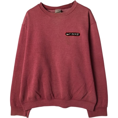 古着 90年代 ナイキ NIKE ワンポイントロゴスウェットシャツ トレーナー USA製 メンズL相当 ヴィンテージ/eaa581080