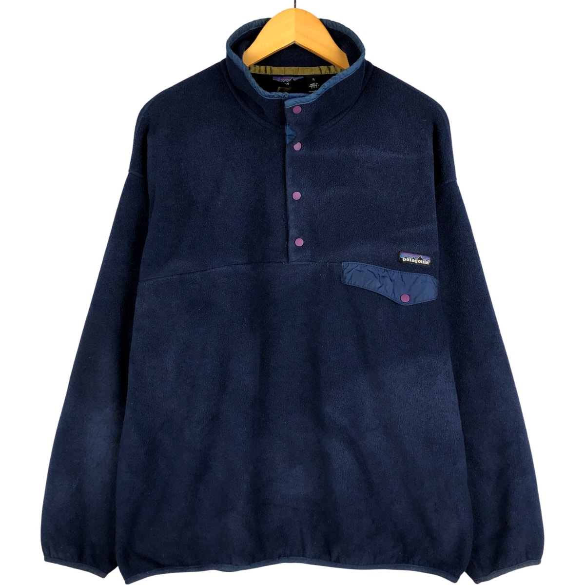 古着 90年代 パタゴニア Patagonia SYNCHILLA シンチラ スナップT 25450F92 ハーフスナップ フリースプルオーバー USA製 メンズXL相当 ヴィンテージ/evb032343